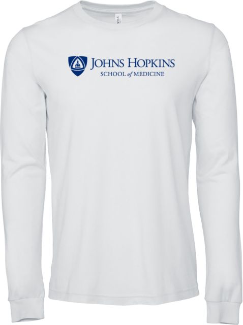 Johns Hopkins Bella + Canvas Jersey Cotton Long Sleeve T Shirt Johns Hopkins - SOM - ONLINE ONLY