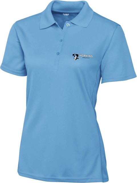 Johns Hopkins C&B Womens Light Clique Ice Pique Polo Hopkins Athletics - ONLINE ONLY