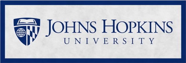 Johns Hopkins University 12" x  36" Banner