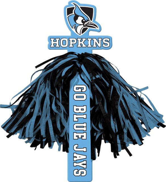 Johns Hopkins University Blue Jays Poms