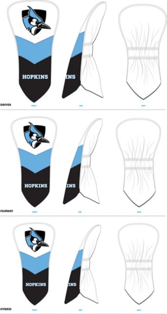 Johns Hopkins University Golf Head Cover 3-Pack