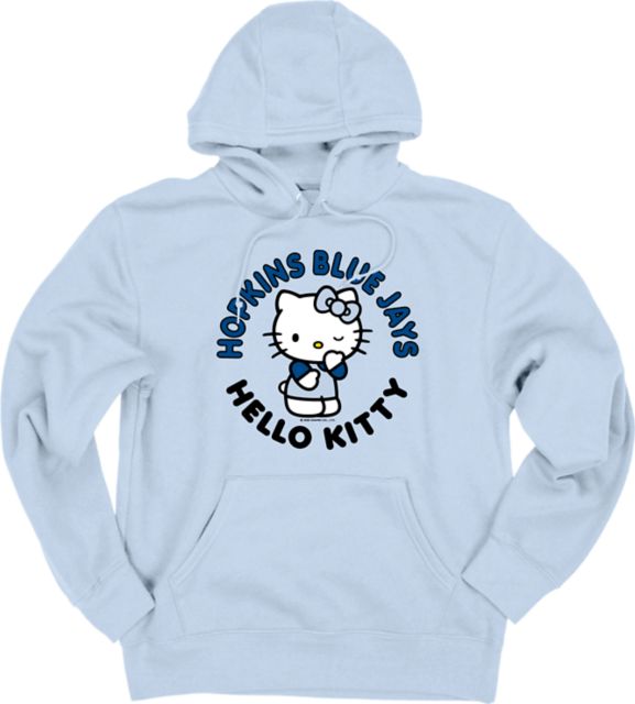 Johns Hopkins University Blue Jays Hello Kitty Women's Hooded Sweatshirt