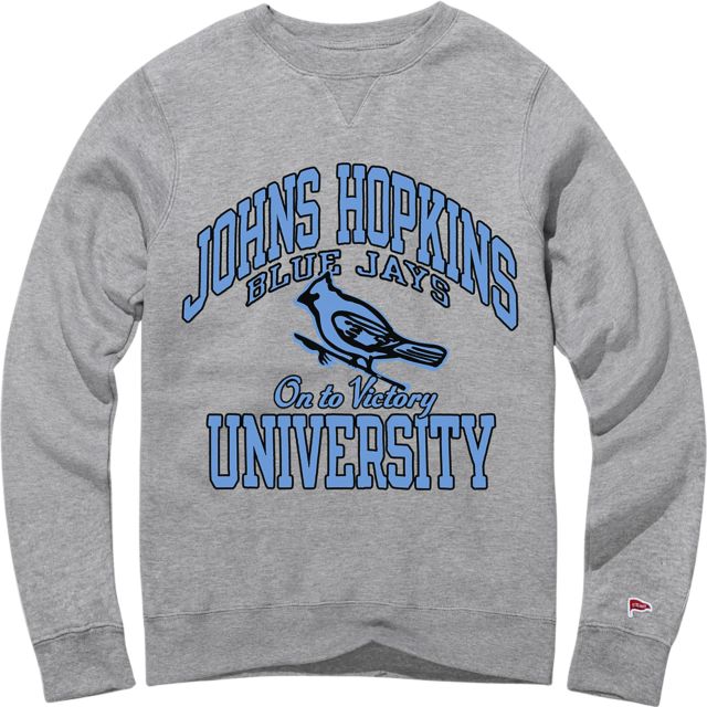 Johns Hopkins University Blue Jays Vintage Campus Crewneck Sweatshirt