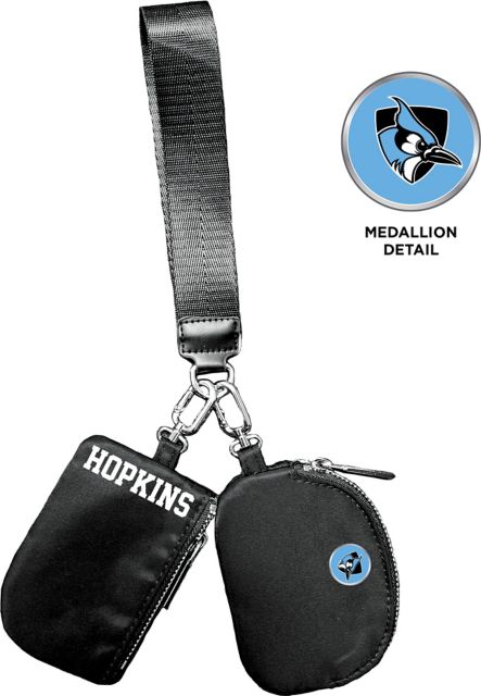 Johns Hopkins University Oversized Key Strap Coin Purse