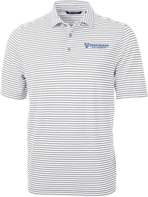 Johns Hopkins University Striped Eco Polo