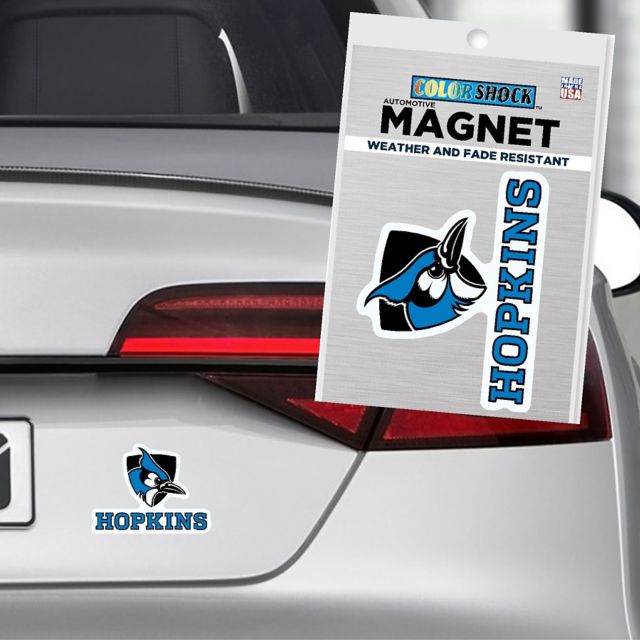 Johns Hopkins University 4x4 Small Blue Jays Magnet