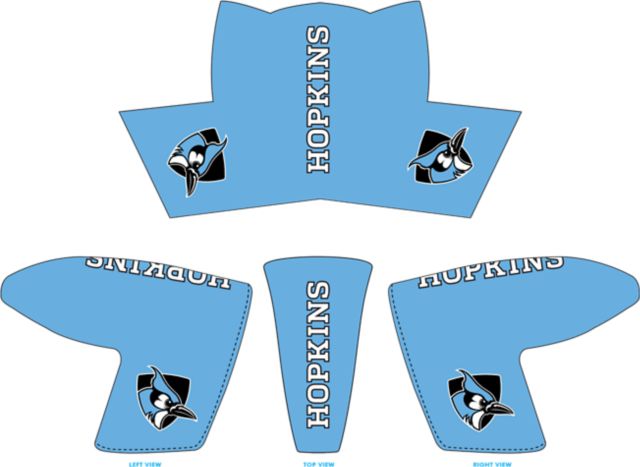 Johns Hopkins University Blue Jays Solid Putter Blade Cover