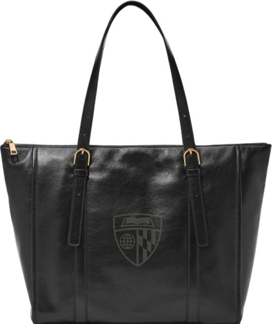 Johns Hopkins University Leather Tote Bag