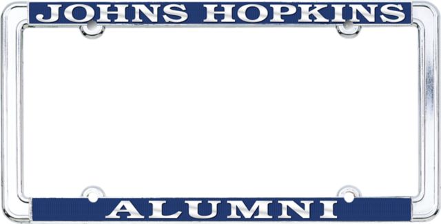 Johns Hopkins University Alumni License Plate Frame