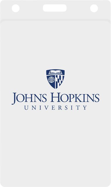 Johns Hopkins University Thumb Notch Card Guard