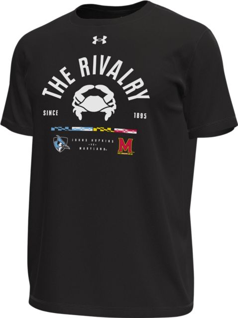 Johns Hopkins University Blue Jays vs Maryland Terrapins Lacrosse Rivalry Short Sleeve T-Shirt