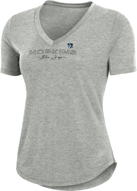 Johns Hopkins University Blue Jays Women's Breezy V-Neck Short Sleeve T-Shirt