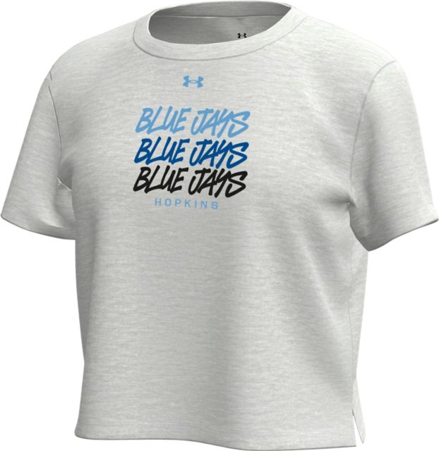 Johns Hopkins University Blue Jays Crop Short Sleeve T-Shirt