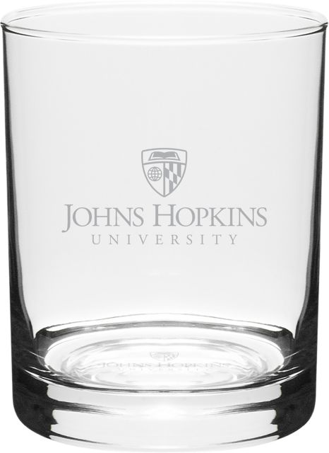 Johns Hopkins University 14 oz. Glass