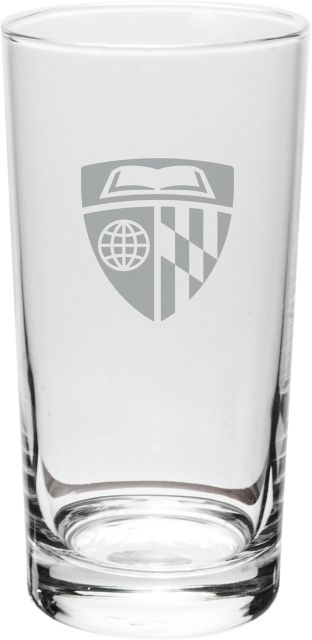 Johns Hopkins University 10 oz. Highball Glass