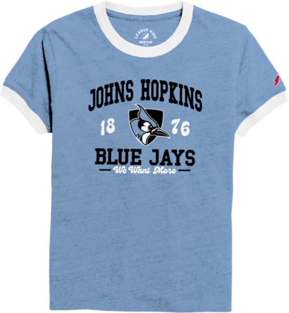 Johns Hopkins University Blue Jays Girl's Short Sleeve T-Shirt
