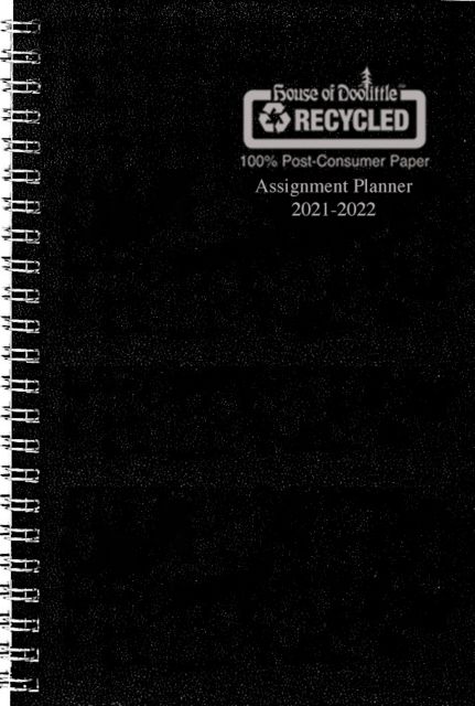 Academic Year 2021/2022 Planner Black 5X8:Stockton University