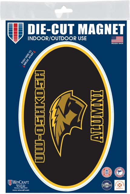 University of Wisconsin Oshkosh 3.5x5.5 Macot Alumni Magnet