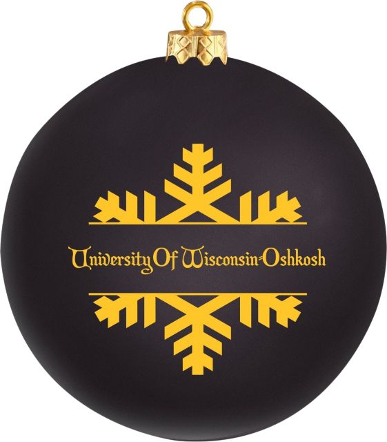University of Wisconsin Oshkosh Shatterproof Round Ornament