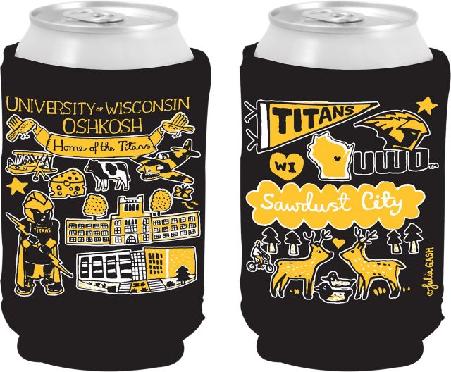 University of Wisconsin Oshkosh Julia Gash Can Coozie