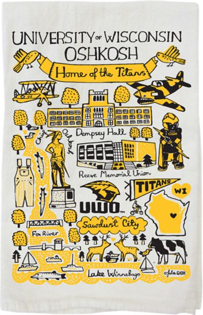 University of Wisconsin Oshkosh Kitchen Towel