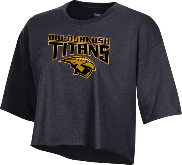 University of Wisconsin Oshkosh Titans Women's Cropped Short Sleeve T-Shirt