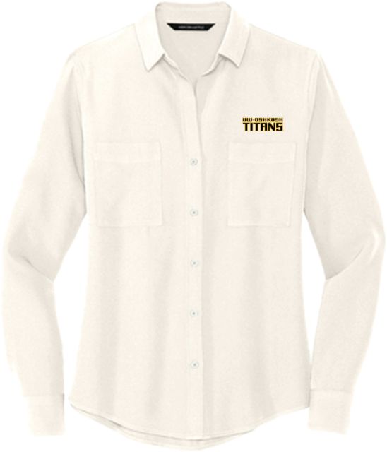 University of Wisconsin Oshkosh Titans Women's Long Sleeve Button Down