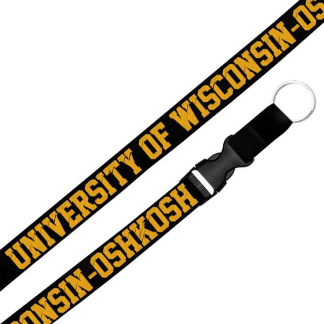 University of Wisconsin- Oshkosh .75'' Lanyard