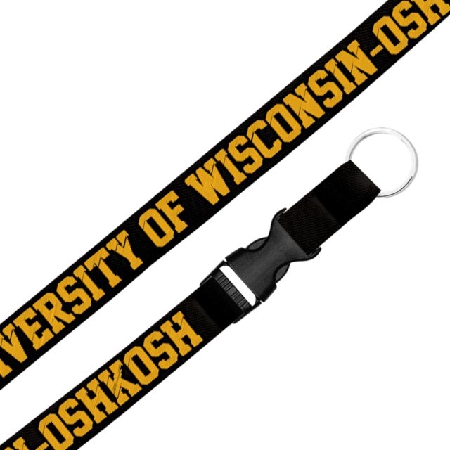 University of Wisconsin Oshkosh 3/4" Woven Lanyard
