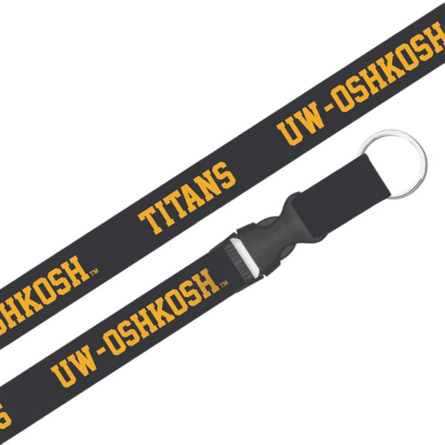 University of Wisconsin Oshkosh Titans Lanyard with Buckle