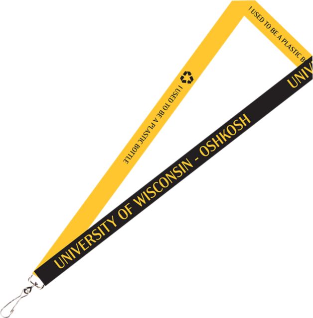 University of Wisconsin Oshkosh Recycled Lanyard