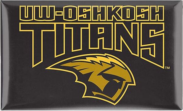 University of Wisconsin Oshkosh 2.2 x 3.6 Domed Magnet