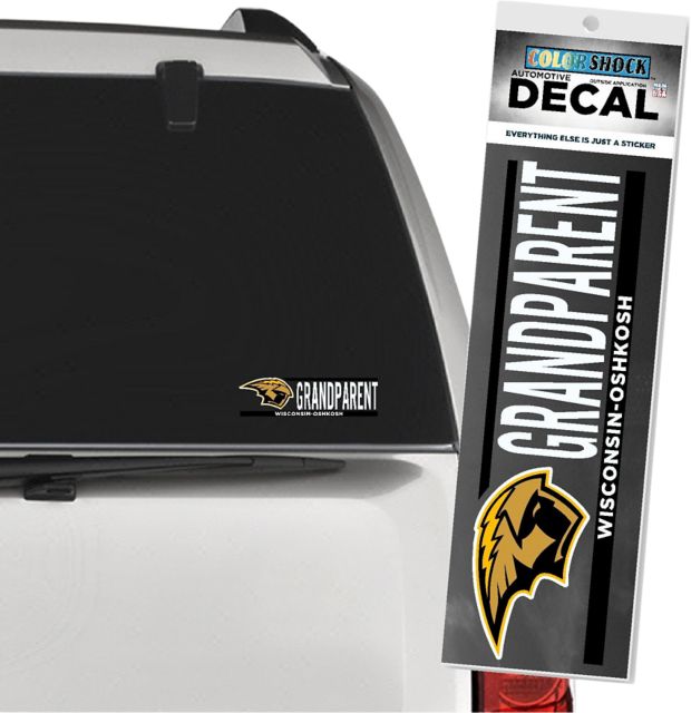University of Wisconsin Oshkosh Titans Grandparent Decal