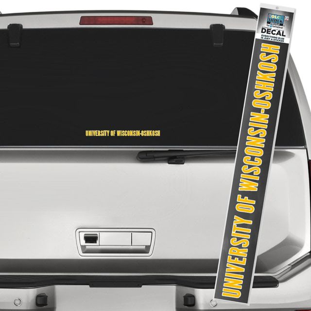 University of Wisconsin Oshkosh Strip Decal