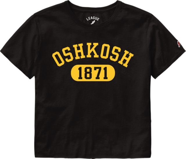 University of Wisconsin Oshkosh Women's Crop Short Sleeve T-Shirt