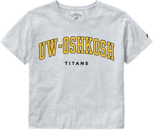 University of Wisconsin Oshkosh Women's Crop Short Sleeve T-Shirt