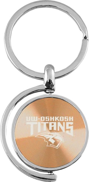 University of Wisconsin Oshkosh Titans Spinner Keychain
