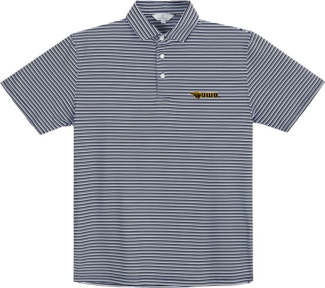 University of Wisconsin Oshkosh Stripe Performance Polo