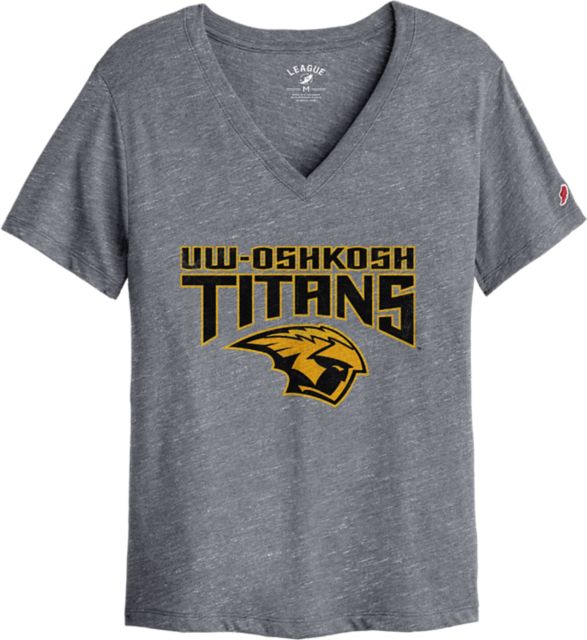 University of Wisconsin Oshkosh Titans Women's V-Neck Short Sleeve T-Shirt