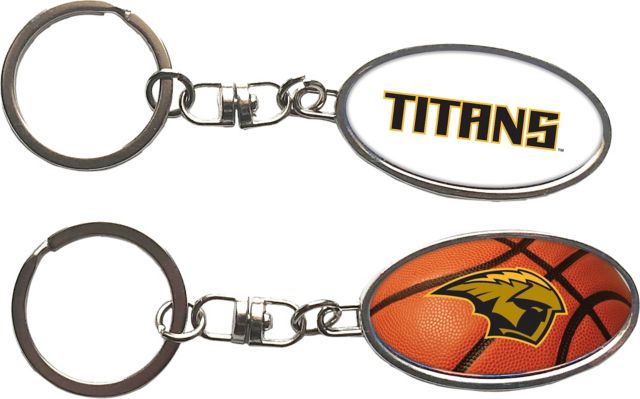 University of Wisconsin Oshkosh Basketball Keychain