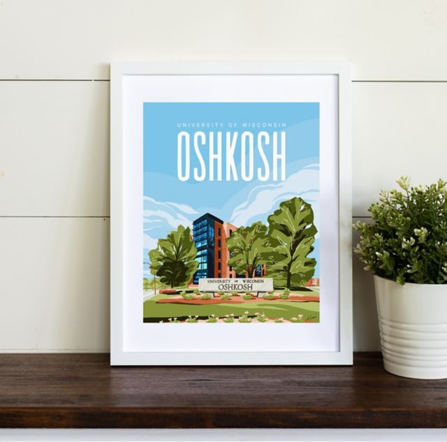 University of Wisconsin Oshkosh 8x10 Print UW-OSHKOSH