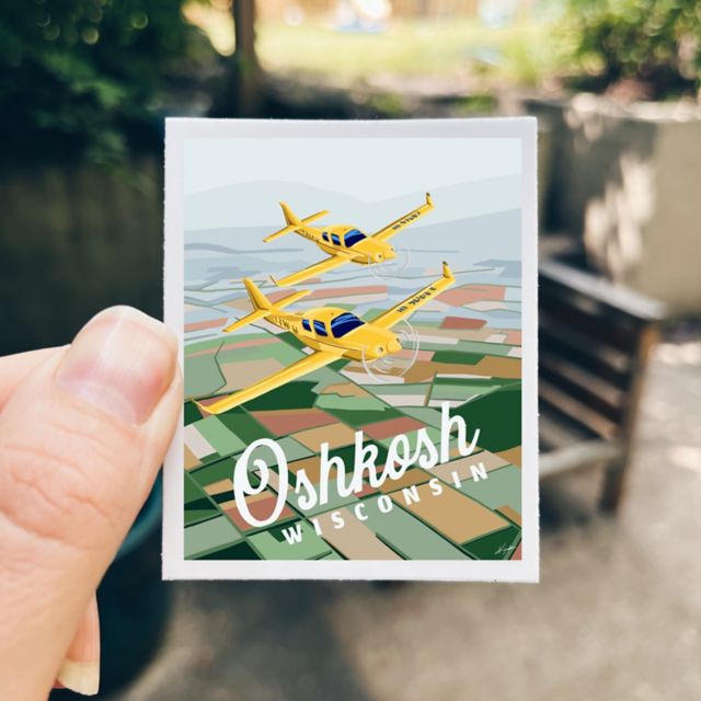 University of Wisconsin Oshkosh Vinal Sticker OshKosh