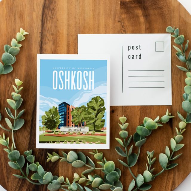 University of Wisconsin Oshkosh Postcard UW-Oshkosh