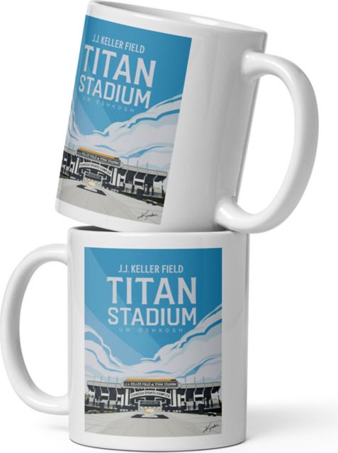 University of Wisconsin Oshkosh 11 oz Mug Titan Stadium