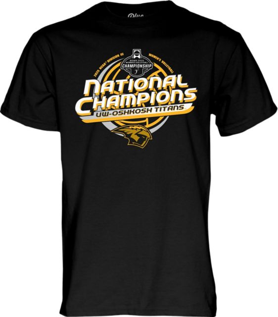 University of Wisconsin Oshkosh Women's Volleyball 2025 DIII National Champions Short Sleeve T-Shirt