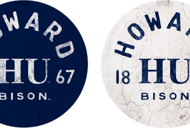 Howard University Bison Car Coaster - 2 Pack