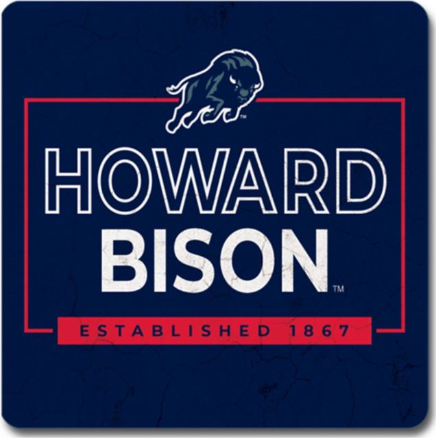 Howard University Bison Coaster