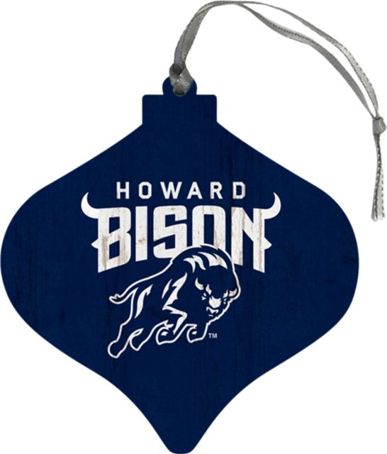 Howard University Bison Bulb Ornament