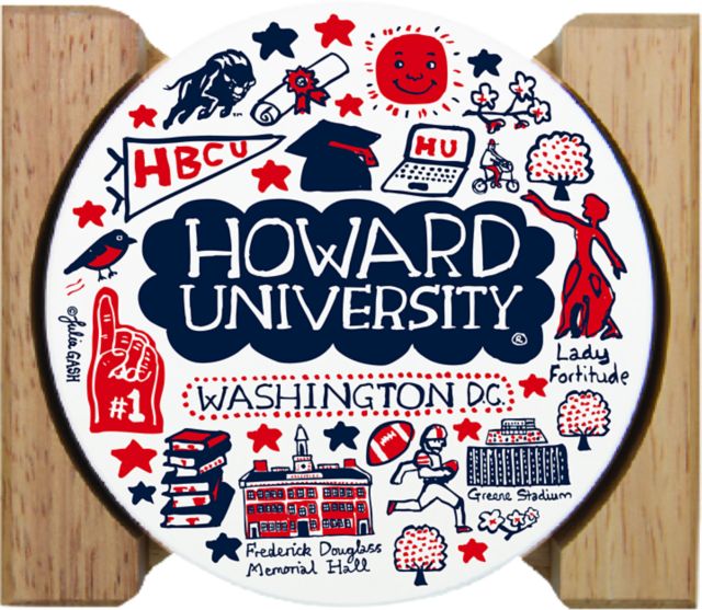 Howard University Julia Gash Coaster Set