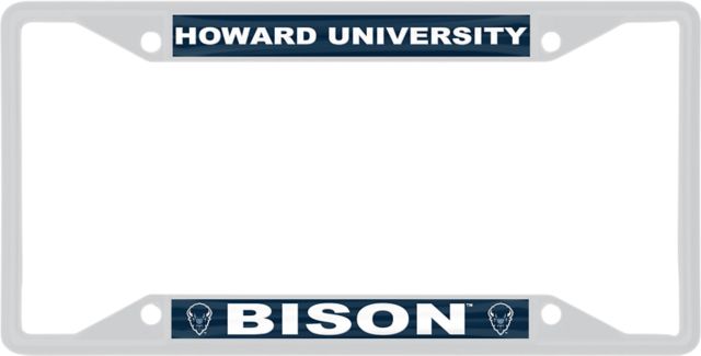 Howard University Bison License Plate Frame